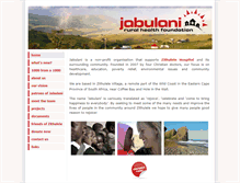 Tablet Screenshot of jabulanifoundation.org